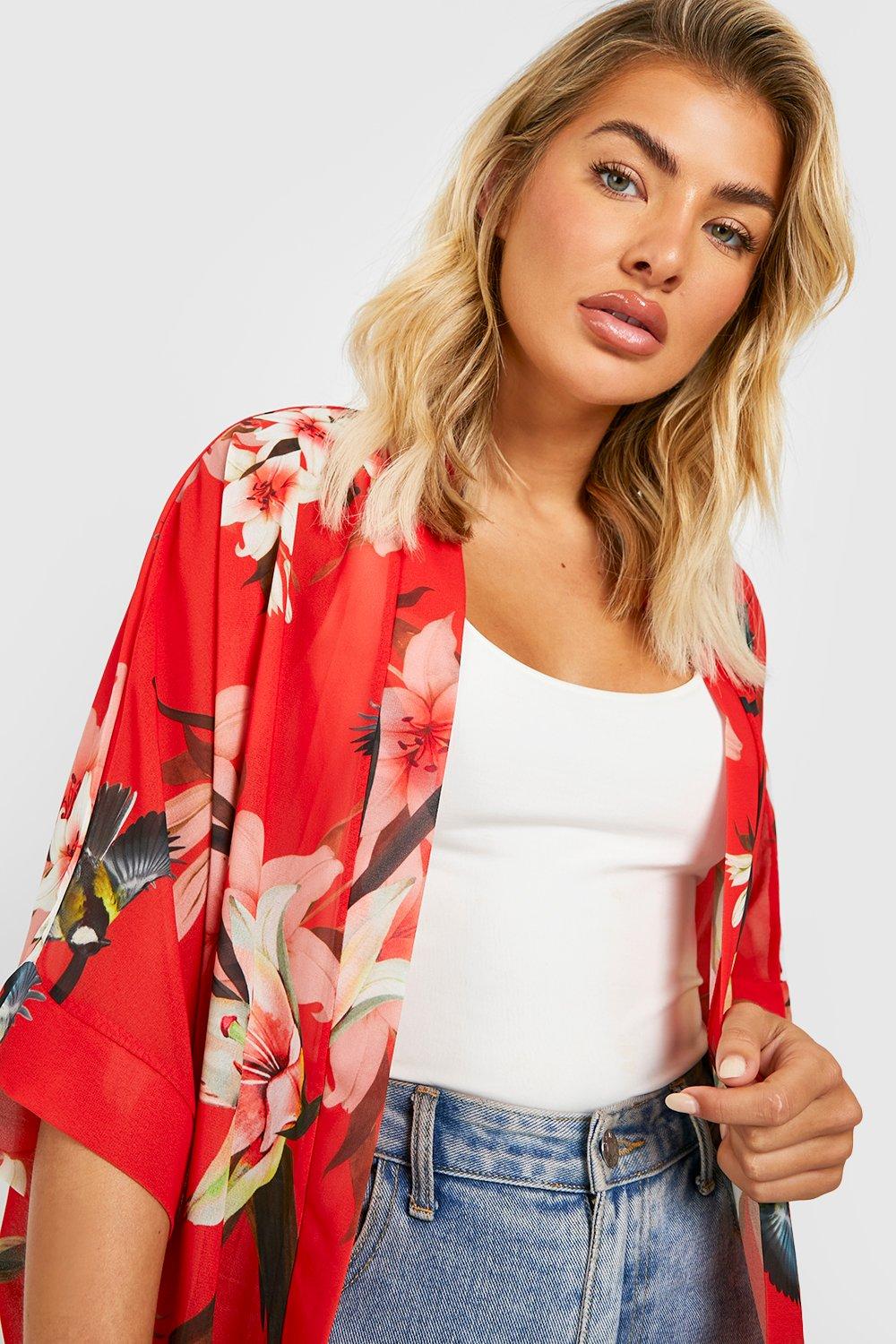 Kimono jacket boohoo outlet